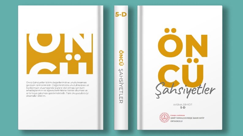 Öncü Şahsiyetler Konulu Kitap Tasarım
