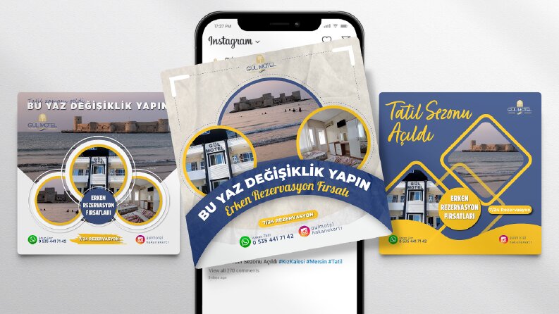 Gül Motel Instagram Gönderi Görselleri
