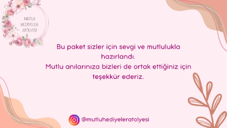 Teşekkür Kartları