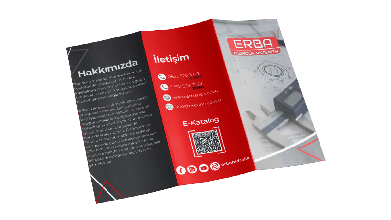 Erba Hidrolik- Broşür Tasarımı