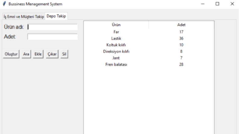 SQL Data yönetim uygulaması