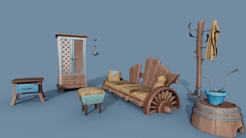  3d  Game Asset