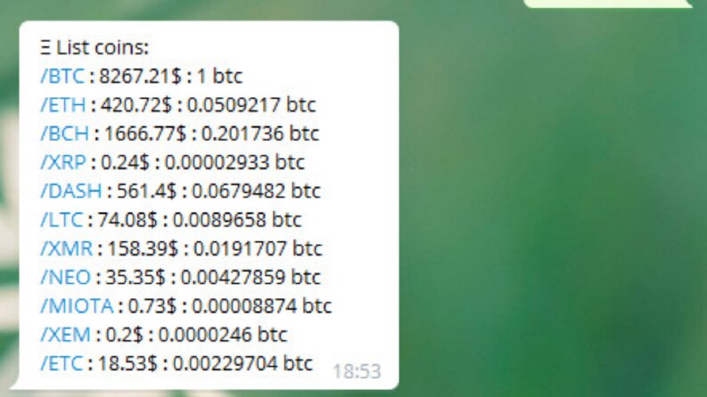 Kripto Telegram bildirim sistemi