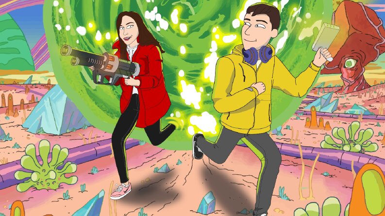 Rick and Morty Tarzında Sevgililer