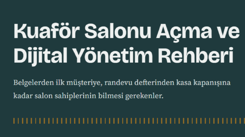 Kuaför Uygulaması