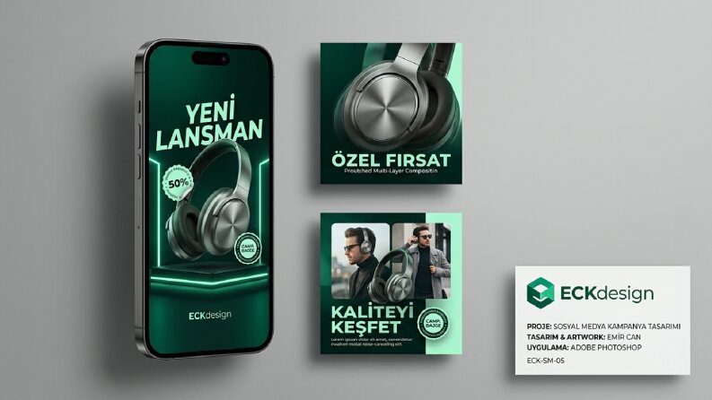 Sosyal Medya Reklam & Kampanya Görseli Tasarımı (Post & Stor