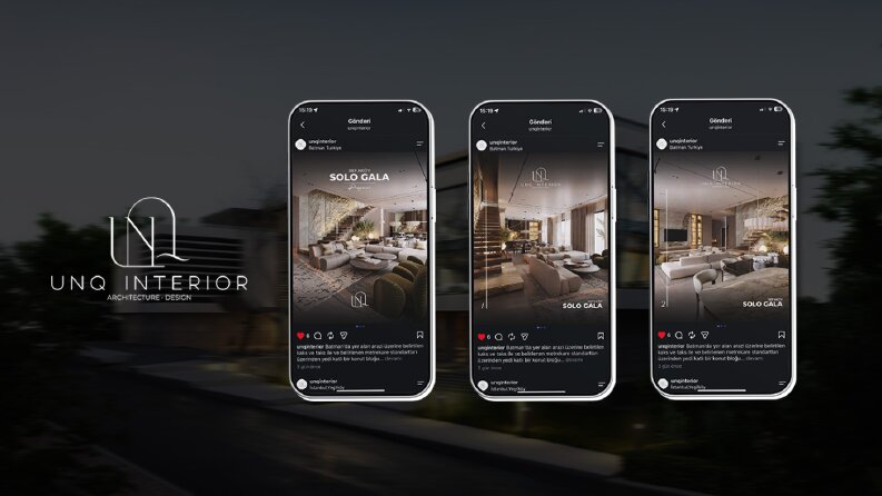 Unq Interior - Sosyal Medya Tasarımları