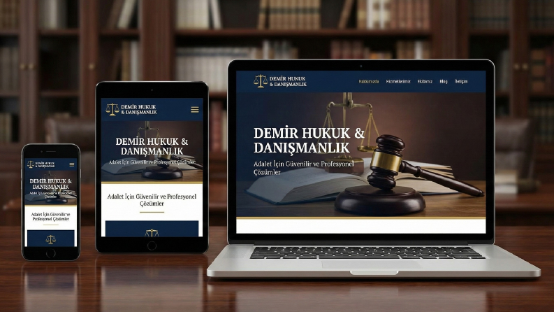 Prestijli ve Güven Veren Kurumsal Hukuk Bürosu Tasarımı