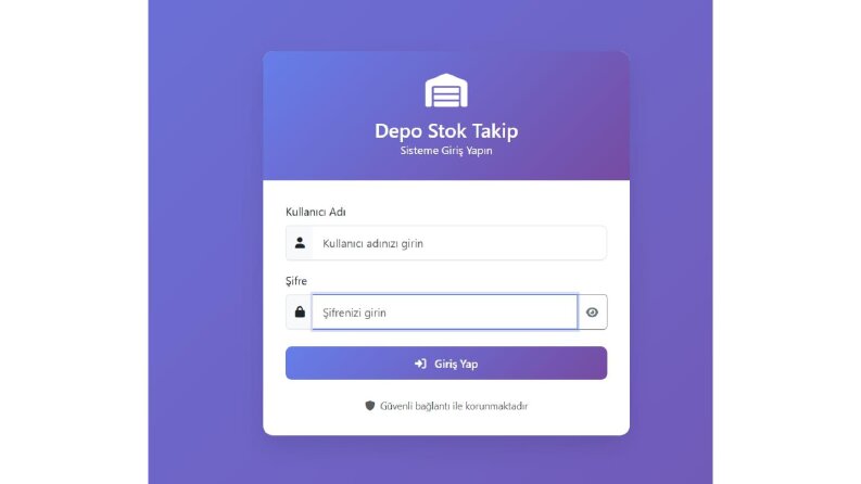 Web Tabanlı Stok & Depo Takip Otomasyonu (PHP & MySQL)