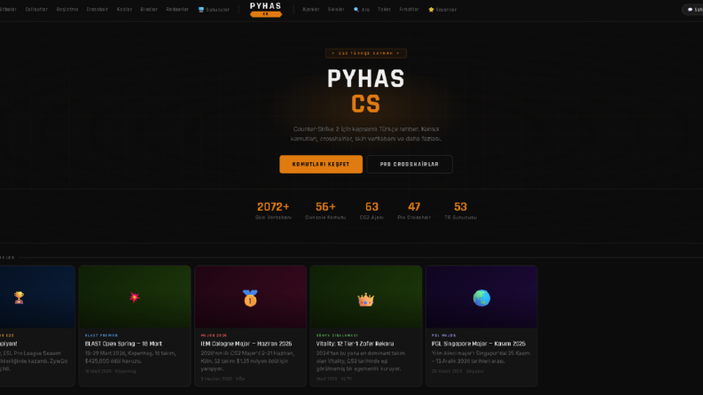 PYHAS CS – CS2 Türkçe Rehber Web Sitesi