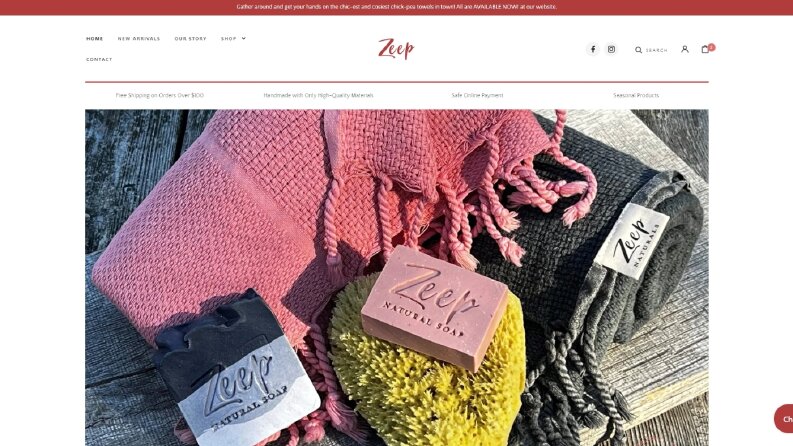 Zeep Naturals - E-Ticaret Websitesi