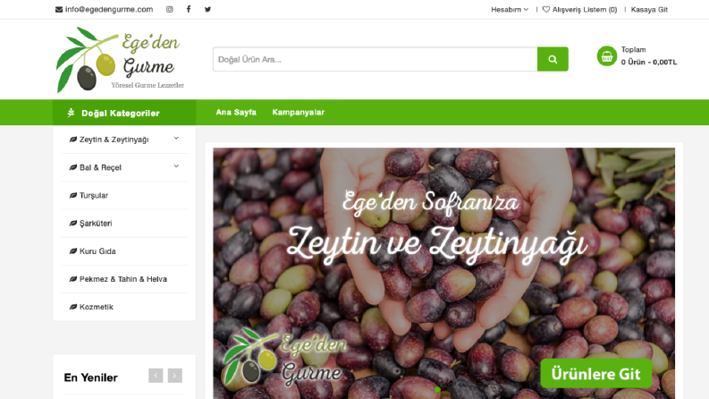 İş örneğim egedengurme.com