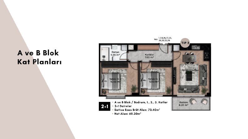 Kat planı boyaması 