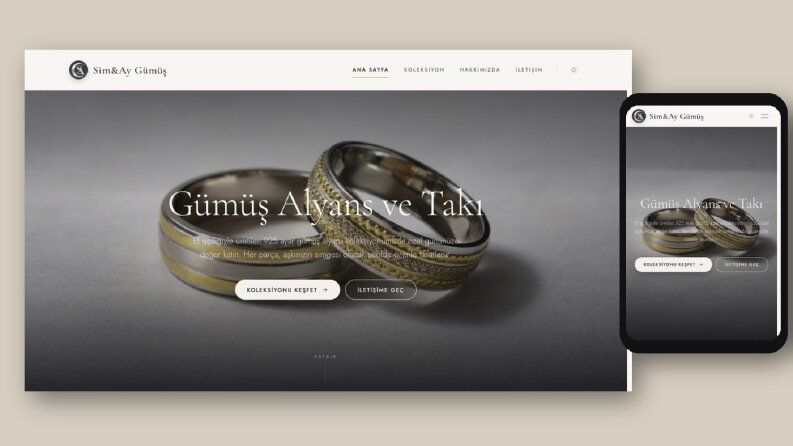 Sim&Ay Gümüş - Kuyumcu Web Sitesi