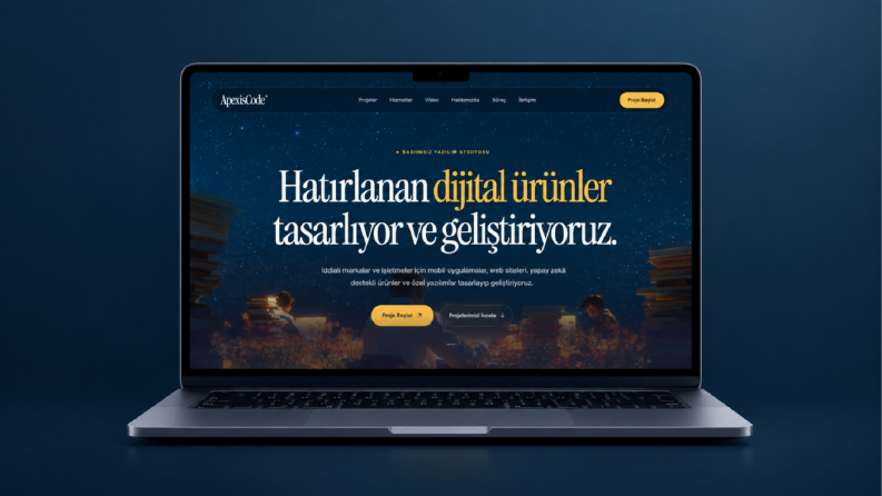 Kendi yaptığım websitem! 