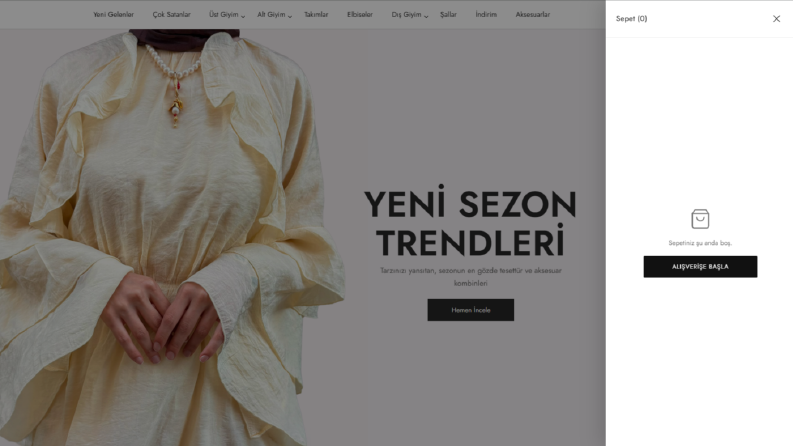 Qawiybutik - Dello Teması Uyumlu Özel Sepet Eklentisi