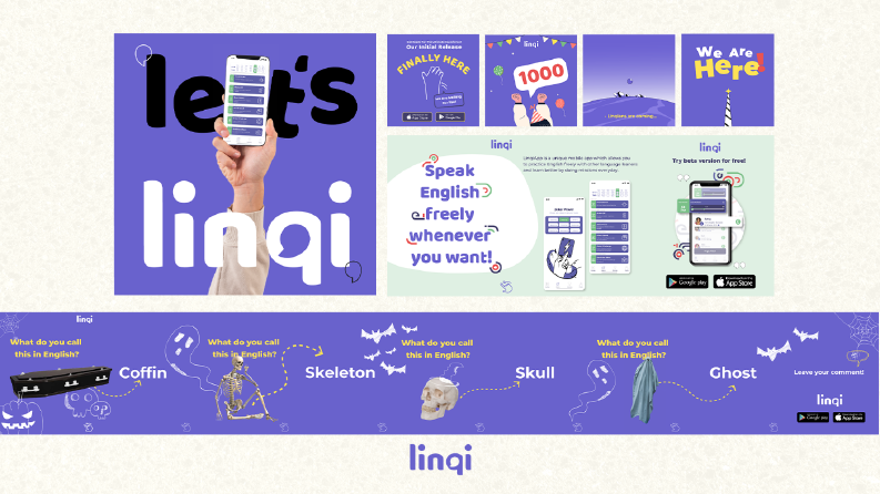 Linqi App Sosyal Medya Tasarımları