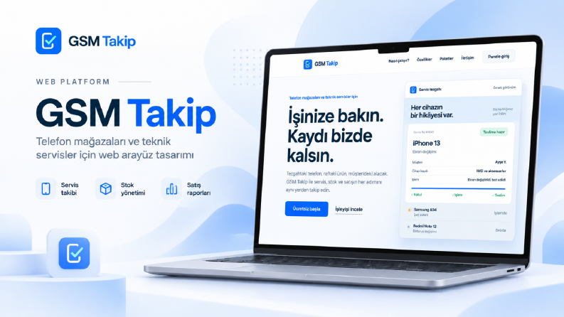 GSM Takip – Teknik Servis ve Mağaza Yönetim Platformu