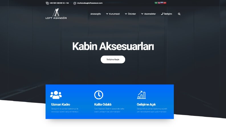 LoftAsansör / Web Site Projesi