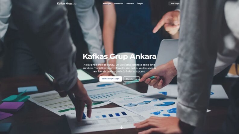 Kafkas Grup: Full Stack Kurumsal Web Projesi
