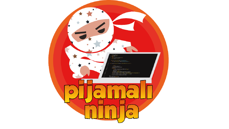 Pijamalı Ninja Maskot Tasarımı
