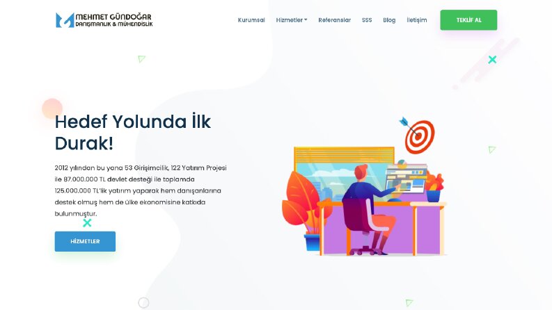 Mehmet Gündoğar Kurumsal Web Sitesi