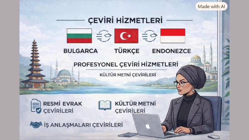 Endonezce Bulgarca Türkçe dillerinde çevirmen