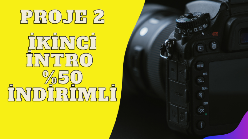 YouTube ve Kurumlara özel İntro Yapabilirim