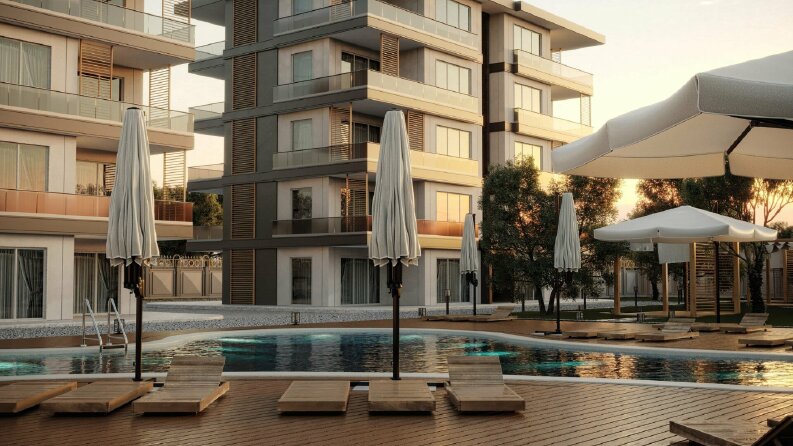 3D dıs cephe ve peyzaj tasarımlar