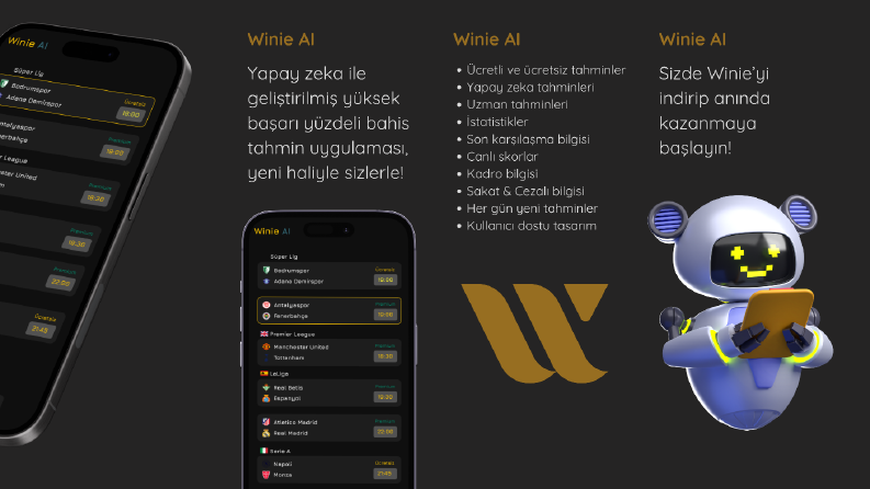 Winie Uygulama Tanıtım Görseli