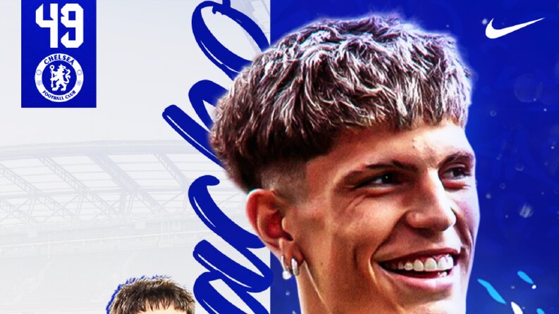 Alejandro Garnacho Chelsea Konsept Poster Tasarımı