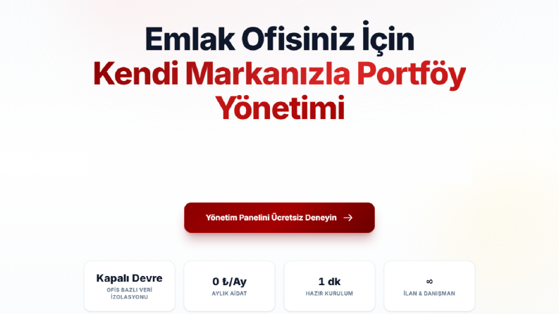 Emlak Ofisleri İçin SaaS CRM Platformu