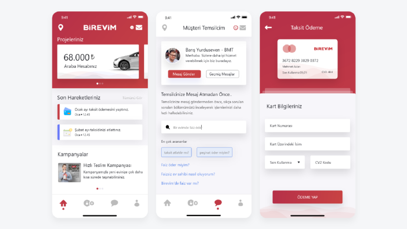 Birevim - Mobil Uygulama Tasarımı