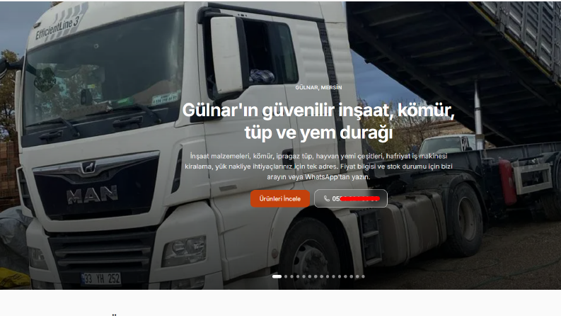 Ticaret – Bayi Tanıtım Sitesi – Web