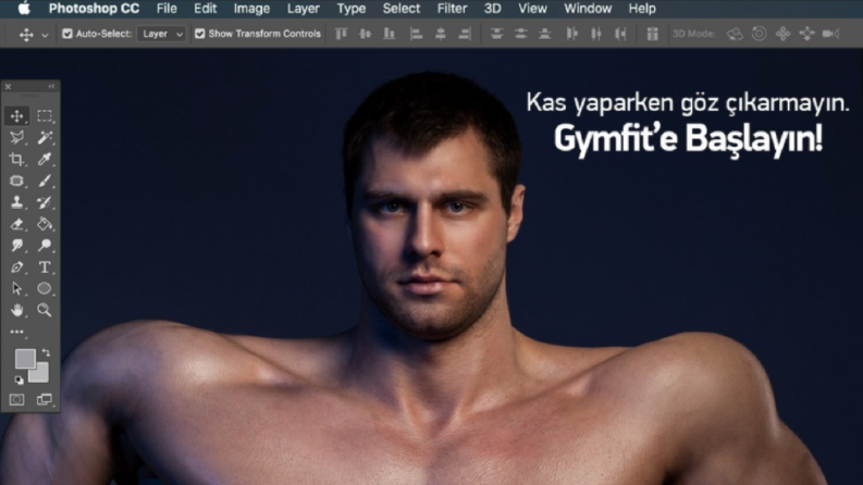 Gymfit Spor Salonu / Yaratıcı slogan ve görsel fikri