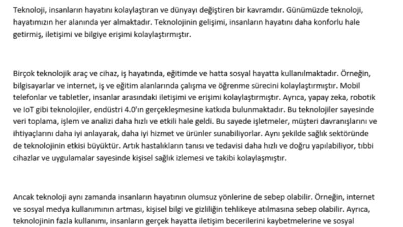 10 FARKLI DİLDE TEKNOLOJİ YAZIM