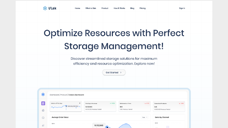 Ulak Landing page