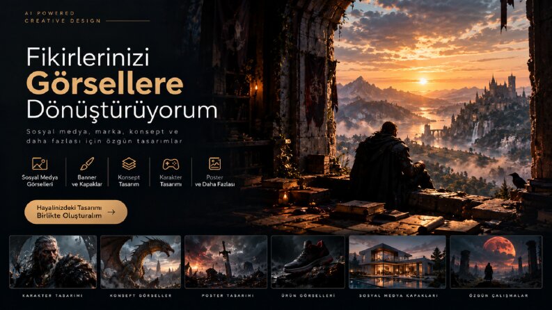 AI Art | Fantastik Karakter ve Dijital Konsept Tasarımları