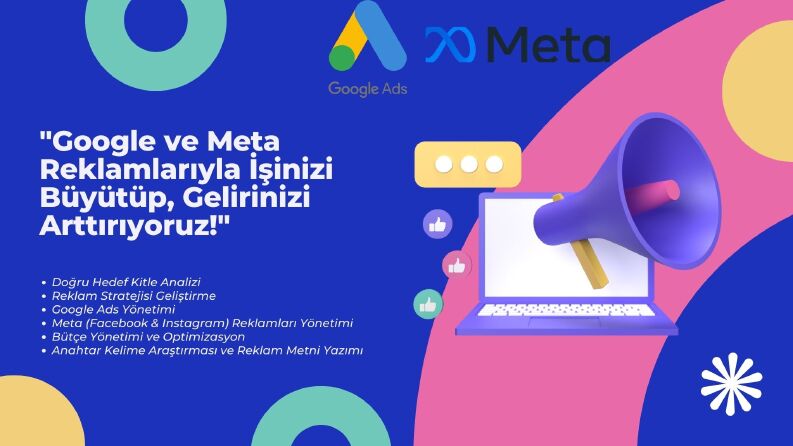 "Google ve Meta Ads ile Satışlarınızı Zirveye Taşıyoruz!