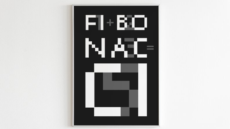 Fibonacci Afiş Tasarımı