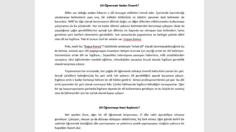 Konuşarak Öğren Haber İçeriği