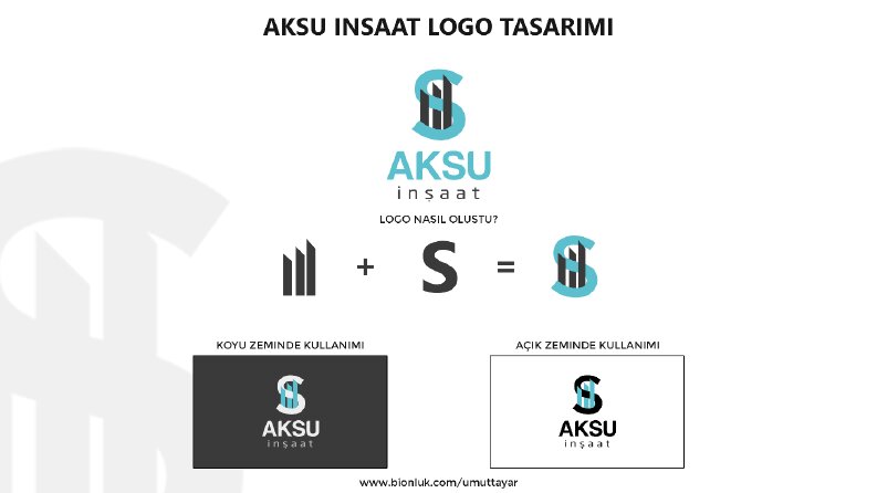 AKSU İNŞAAT LOGO TASARIMI
