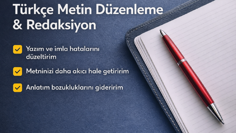 Türkçe Metin Düzenleme, İmla ve Redaksiyon
