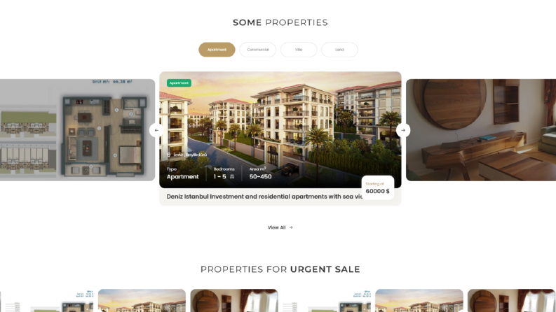 Sun And Sky Real Estate Full Stack Development
