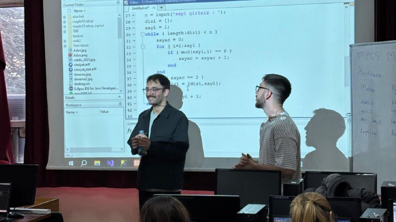 Osmangazi Üniversitesi Matlab dersleri