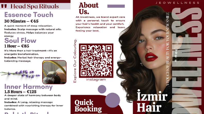 Luxury Hair & Spa Brochure | Creative Design