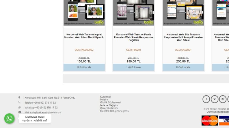 E-Ticaret Php Özel Tasarım6