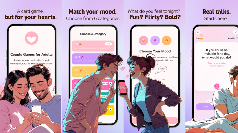 Couple Games – Çiftler İçin Mobil Uygulama