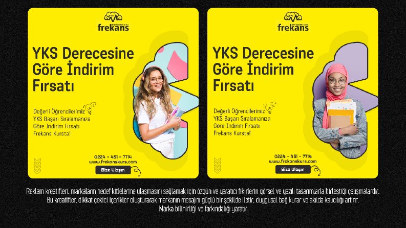 Frekans Dershanesi Reklam Tasarımı