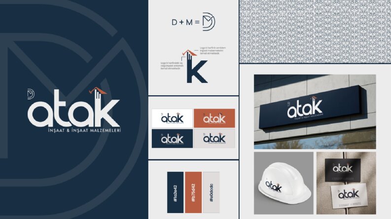 DM Atak İnşaat Firması Logo Tasarımı